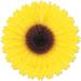 The Holiday Aisle® Sunflower Fan | 18 H x 18 W x 1 D in | Wayfair THLA8042 40758654