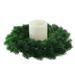 The Holiday Aisle® Decorative Artificial Christmas Pine 16" Wreath in Green | 16 H x 16 W x 3 D in | Wayfair THLY3032 44420207