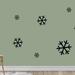 The Holiday Aisle® Snowflake 19 Piece Wall Decal Set Vinyl in Black | 3 H x 3 W in | Wayfair 1AE6CEB77D2140D7B13655AF64D237FB