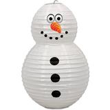 The Holiday Aisle® Snowman Paper Lantern in White | Wayfair THLA7996 40758552