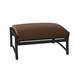 Tropitone Corsica Outdoor Ottoman w/ Cushion Metal in Gray/Brown | 16.5 H x 30 W x 24 D in | Wayfair 171317_OBS_Bogota