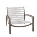 Tropitone South Beach EZ Span™ Patio Chair in Gray/Brown | 22.5 H x 26.5 W x 28.5 D in | Wayfair 230513RB_MOC_RYB