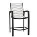 Tropitone South Beach EZ Span™ 28" Patio Bar Stool in Black/Brown | 43.5 H x 24 W x 25.5 D in | Wayfair 230526WV_OBS_ABR