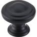 Top Knobs Dome 1 1/8" Diameter Round Knob Metal in Black | Wayfair M1117