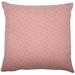 The Pillow Collection Reijo Geometric Bedding Sham Cotton Blend in Red/Gray | 26 H x 26 W x 8 D in | Wayfair EURO-BAR-MER-M9729-CARNATION-C69P31