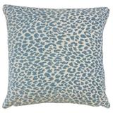 The Pillow Collection Pesach Animal Print Bedding Sham Polyester in Gray/White | 26 H x 26 W in | Wayfair EURO-BAR-M9818-DELFT-P100