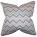 The Pillow Collection Howel Zigzag Bedding Sham 100% Cotton in Gray | 26 H x 26 W x 8 D in | Wayfair EURO-pp-zoomzoom-bella-twill-c1