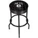 Trademark Global NBA Ribbed 29" Swivel Bar Stool Plastic/Acrylic in Black | 29 H x 20.75 W x 20.75 D in | Wayfair NBA1006-BN3