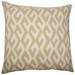 The Pillow Collection Yasunari Geometric Bedding Sham Cotton Blend | 26 H x 26 W in | Wayfair EURO-BAR-MER-M9943-ALABASTER-C75P25