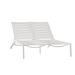 Tropitone South Beach EZ Span™ Double Chaise Lounge Metal in White | 43 H x 53.5 W x 83.5 D in | Outdoor Furniture | Wayfair 230575WV_PMT_ABR