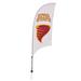 Victory Corps NCAA [Unavailable] 88 x 28 in. Feather Banner in Black/Brown/Gray | 88 H x 28 W in | Wayfair 810028IAS-003