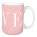 Wrought Studio™ Bains Love Coffee Mug Ceramic in Brown/Pink/White | 4.62 H in | Wayfair 89126C2254EA4AE9A5537458E08CB651