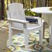 Uwharrie Chair Carolina Preserves Pine Patio Dining Armchair Wood in Yellow | 35.5 H x 25.5 W x 21.5 D in | Wayfair C075-073