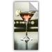 Ebern Designs Kernius Martini Glass Removable Wall Decal Vinyl in White | 36 H x 18 W in | Wayfair 42C76E74F7F44E4FB7BDDCF629202D65