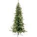 The Holiday Aisle® Buffalo Slim Snow/Green Fir Artificial Christmas Tree w/ 400 Colored & Clear Lights | 78" H | Wayfair