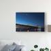 East Urban Home Moon At Folly Beach by Danny Head - Photograph Print on Canvas in Blue | 12 H x 19 W x 2 D in | Wayfair