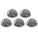 Design House Floor Mount Dome Door Stop Value Pack (5 per Pack) Metal in Gray | 1.5 H x 1.75 W x 1.75 D in | Wayfair 181883