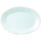 VIETRI Lastra Oval Platter All Ceramic/Earthenware/Stoneware in Blue | 12.5 W in | Wayfair LAS-2626A