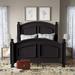 Lark Manor™ Aireon Storage Standard Bed, Solid Wood in Black | 55.5 H x 44 W x 84 D in | Wayfair BB806CE3D3BA440489A133F62417DAE3