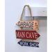 Winston Porter Garage Man Cave Wooden Sign Wall Décor in Black/Brown/Red | 8 H x 3.5 W in | Wayfair 25CECC8C9D1F49FF9784D0A75BE87EDE