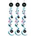 The Party Aisle™ Rock & Roll Whirls in Black/Blue | Wayfair A8D0570F7AA440B7A78B7EBA4F783DA6