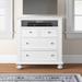 Alcott Hill® Biftu 3 Drawer 38" W Chest Wood in White | 42 H x 38 W x 18 D in | Wayfair EDEAD1E58DCA477997360272BAF0851A