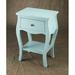 August Grove® Chriopher End Table Wood in Blue | 29.5 H x 20 W x 14 D in | Wayfair 063A7CDD837749B5B3DF32C9A963EB7C