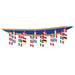 The Party Aisle™ International Flag Ceiling Decor | 12 H x 144 W x 12 D in | Wayfair 822D534C0A4E4705BD8CBAE8F33A2787