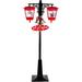 The Holiday Aisle® 71" Double Musical Lamp Post Plastic in Red | 71 H x 31.8 W x 15.7 D in | Wayfair CEE911952DBF4E43987AFC7AE72F702E