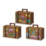 The Party Aisle™ Luggage Favor 3 Piece Decorative Box Plastic/Acrylic in Brown | 4 H x 5.5 W x 2 D in | Wayfair 2AB106234E294F6FB9B07E463DAE89A1