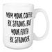 Wrought Studio™ Duhon May Your Coffee Be Strong Coffee Mug Ceramic in Black/Brown/White | 4.62 H in | Wayfair E2369FBB4410428B8B0E5D61D24AB6A7