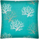 Highland Dunes Floating Coral Outdoor Square Pillow Cover Polyester in Blue | 17 H x 17 W x 0.25 D in | Wayfair 3FDD3CA5B2A34E10B603FA7BFC9D9975