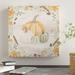 The Holiday Aisle® Autumn Offering II Light - Watercolor Painting Print on Canvas Canvas, Cotton in Green/Orange | 18 H x 18 W x 2 D in | Wayfair