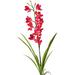 House of Hampton® Cymbidium Orchid Stem, Polyester in Red | 31 H x 3 W x 3 D in | Wayfair E7053B71C50C407B8359E9D0292DA725