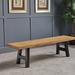 Williston Forge Uppingham Bench in Brown | 17.75 H x 66 W x 15.75 D in | Wayfair FF3E7526A3AD477BA7DC1AE4F8A2D7FF
