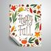 The Holiday Aisle® Harvest Time-Happy Fall Removable Wall Decal Vinyl in White | 36 H x 48 W in | Wayfair 6ABF5528AA564F8AB41613391CFFD4BD