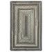 Gray 136 x 0.5 in Area Rug - Millwood Pines Mont Geometric Hand Braided Wool Area Rug Wool | 136 W x 0.5 D in | Wayfair