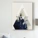 East Urban Home 'Beneath the Surface III' Graphic Art Print on Wrapped Canvas Metal in Blue/Gray | 32 H x 24 W x 2 D in | Wayfair