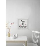 Harriet Bee 'Happy Girls Are the Prettiest' Framed Art Paper, Solid Wood in Black/Pink | 24 H x 24 W in | Wayfair 24A859D91E824EC08E3EA482EA3473F6