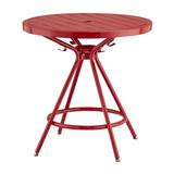 Safco Products Company CoGo Round Dining Table Metal in Red | 30 H x 30 W x 30 D in | Outdoor Dining | Wayfair 4361RD