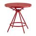 Safco Products Company CoGo Round Dining Table Metal in Red | 30 H x 30 W x 30 D in | Outdoor Dining | Wayfair 4361RD