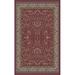 White 111 x 0.39 in Indoor Area Rug - World Menagerie Edmont Oriental Flatweave Red Area Rug Polypropylene | 111 W x 0.39 D in | Wayfair