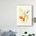East Urban Home Bouquet Moderne I by June Erica Vess - Wrapped Canvas Painting Print Canvas in White/Black | 47 H x 35 W x 2 D in | Wayfair