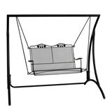 Woodard Briarwood Porch Swing Metal in Black | 23.5 H x 44.75 W x 24.75 D in | Wayfair 400179ST-92-54A