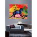 Wallhogs Marc Little Horse (1912) Wall Decal Canvas/Fabric in Brown | 38 H x 48 W in | Wayfair bridgeman92-t48