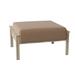 Woodard Jax Outdoor Ottoman w/ Cushion Metal in Brown | 13 H x 28.75 W x 24.5 D in | Wayfair 2J0086-70-27Y