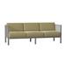 Woodard Jax Patio Sofa Metal/Sunbrella® Fabric Included in Gray/Brown | 25.5 H x 76.5 W x 28.25 D in | Wayfair 2J0020-72