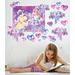 Wallhogs Princess Cats II Wall Decal Canvas/Fabric in Pink | 48 H x 72 W in | Wayfair birg25-t72