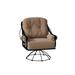 Woodard Derby Outdoor Rocking Chair in Gray/Black/Brown | 41.25 H x 35.5 W x 34.75 D in | Wayfair 4T0077-92-27Y
