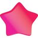 Wallhogs Soft Star Wall Decal Canvas/Fabric in Pink | 21 H x 24 W in | Wayfair stars16-t24